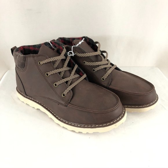 Cat & Jack Other - Cat & Jack Boys Archer Boots Faux Leather 6